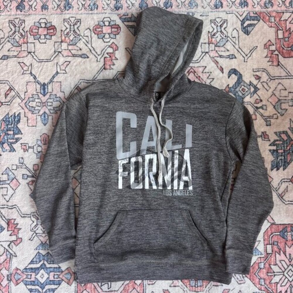 Wear Code Los Angeles California Gray Hoodie - size Medium